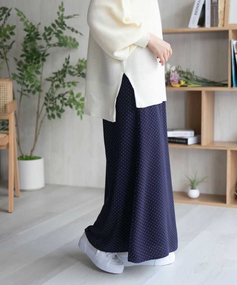 HusHusH ドット柄フレアスカート レディース商品画像-5