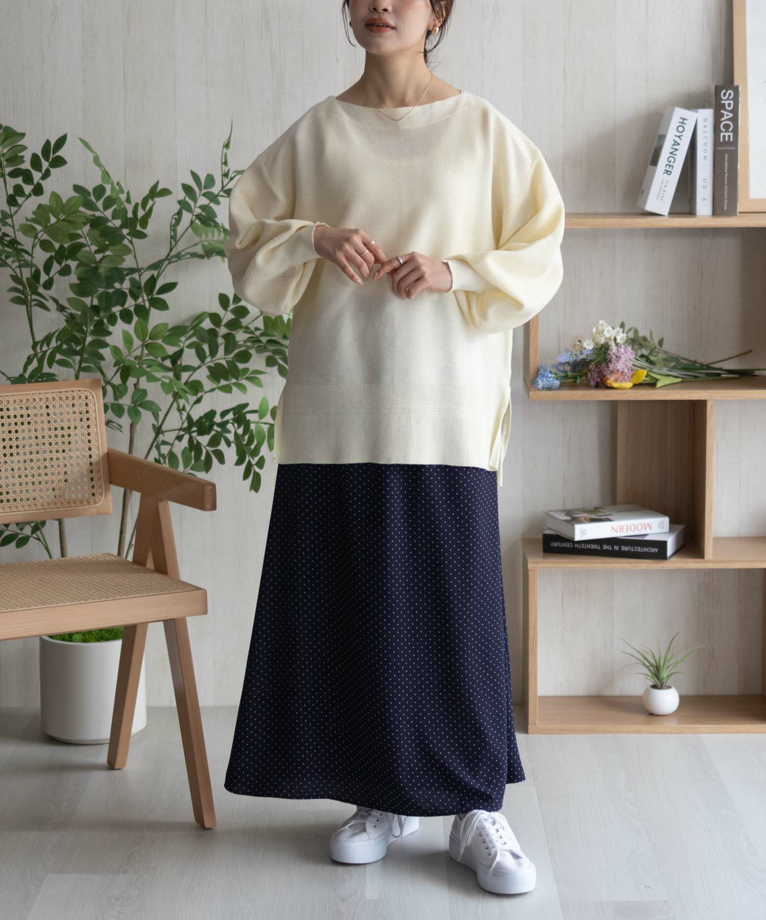 HusHusH  ドット柄フレアスカート レディース商品サムネイル-7