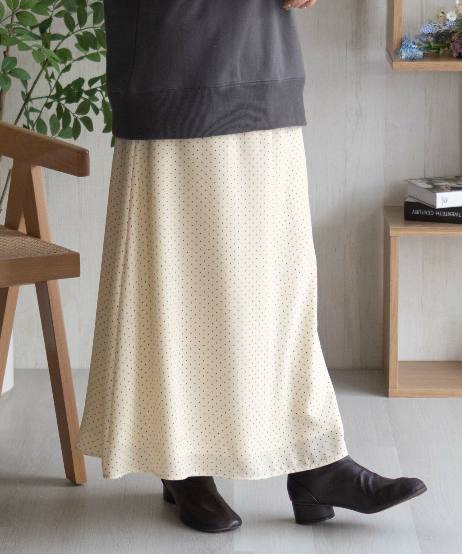 HusHusH  ドット柄フレアスカート レディース商品画像-10