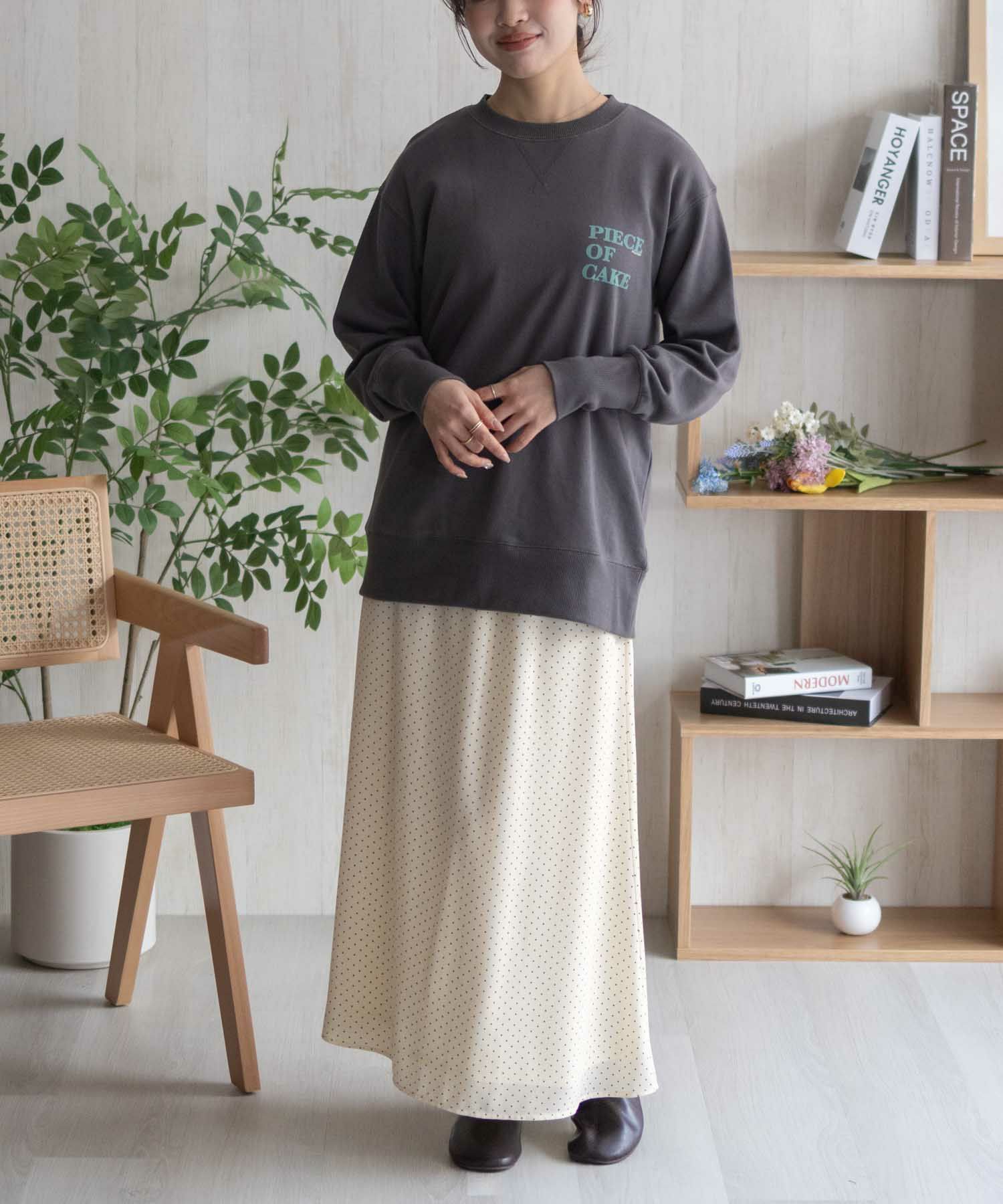 HusHusH  ドット柄フレアスカート レディース商品画像-11