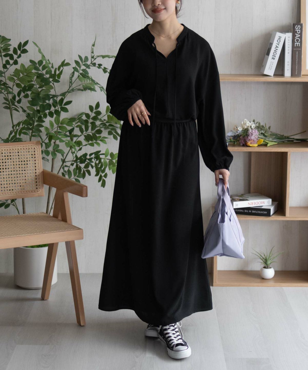 HusHusH ドット柄フレアスカート レディース