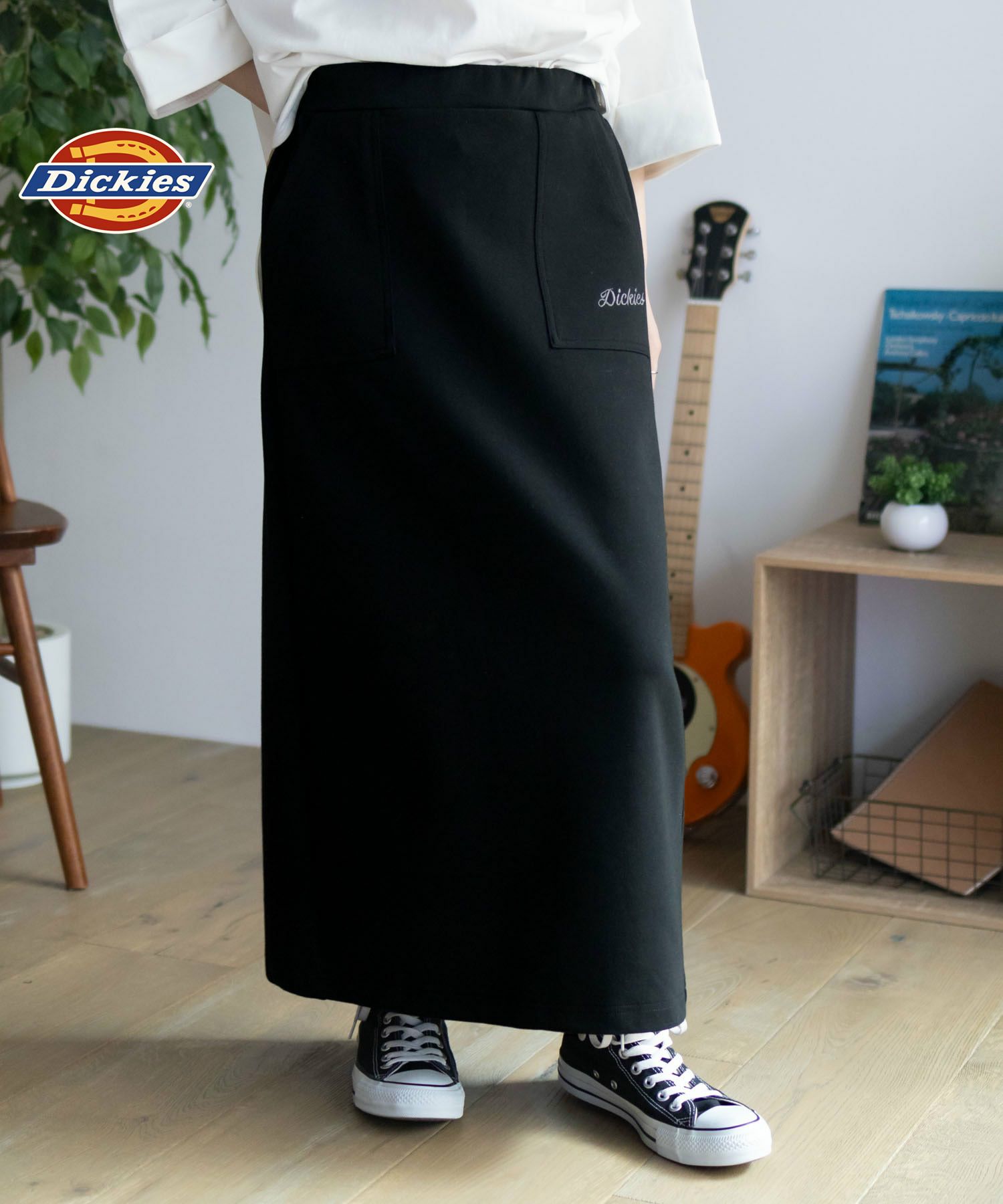 Dickies ポンチ素材 ストレッチスカート レディース商品サムネイル-1