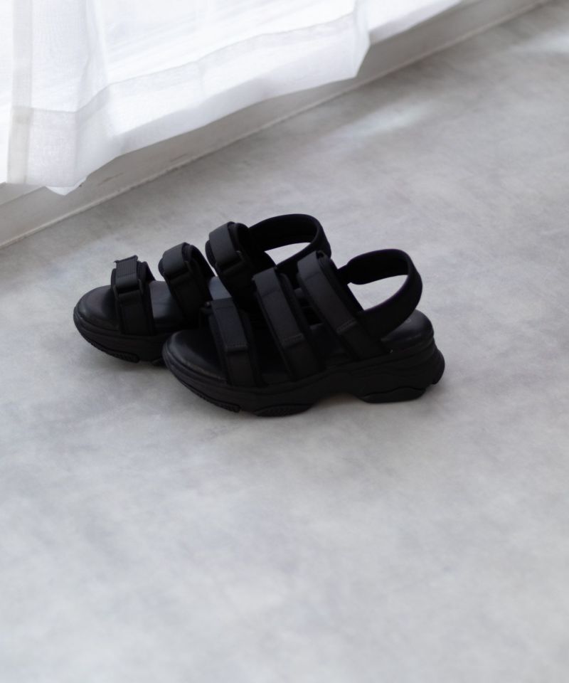 HusHusH  テープ使いスポーツサンダル レディース商品画像-14