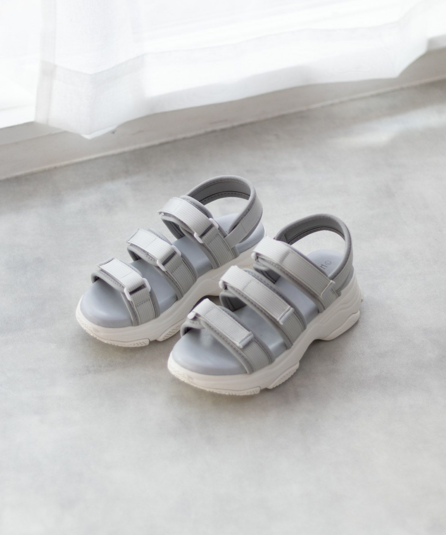 HusHusH  テープ使いスポーツサンダル レディース商品画像-20