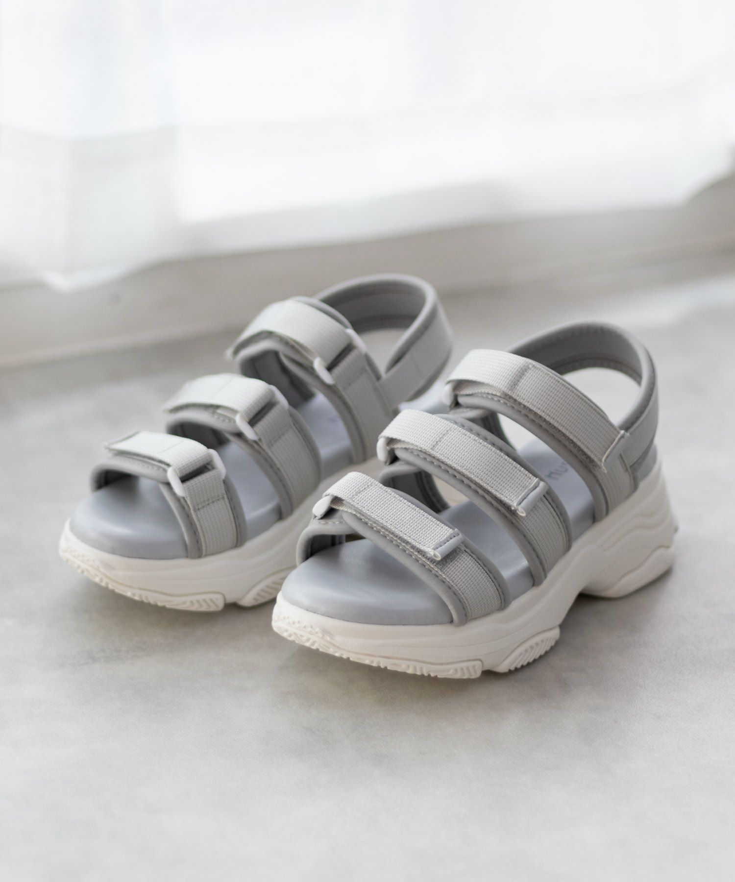 HusHusH  テープ使いスポーツサンダル レディース商品画像-21
