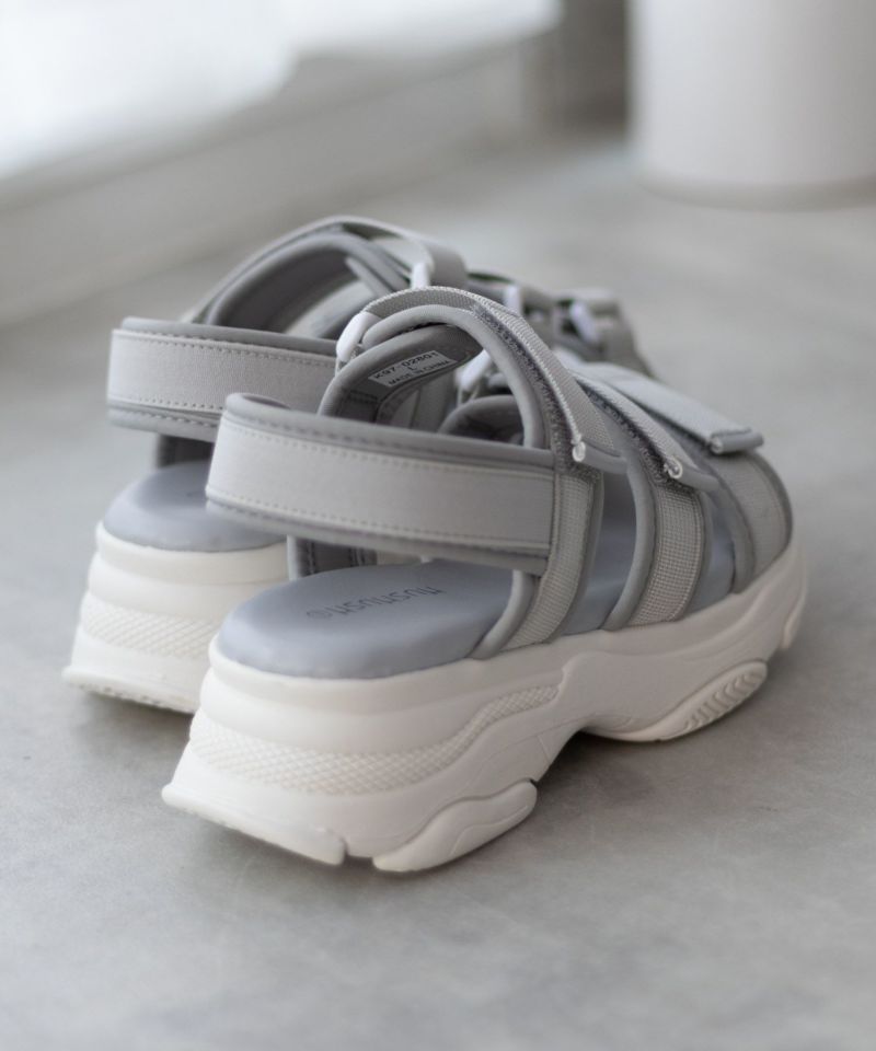 HusHusH  テープ使いスポーツサンダル レディース商品画像-25