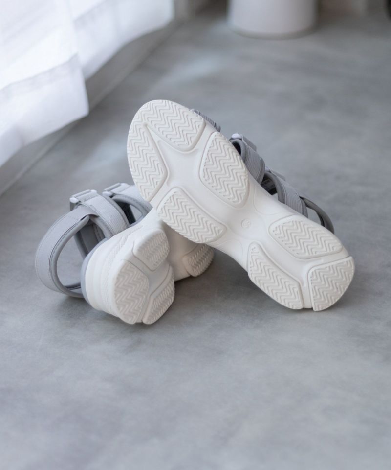 HusHusH  テープ使いスポーツサンダル レディース商品画像-27