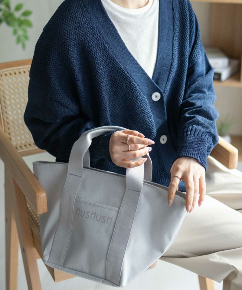 HusHusH  ロゴ入り手提げトートバッグ商品画像-5