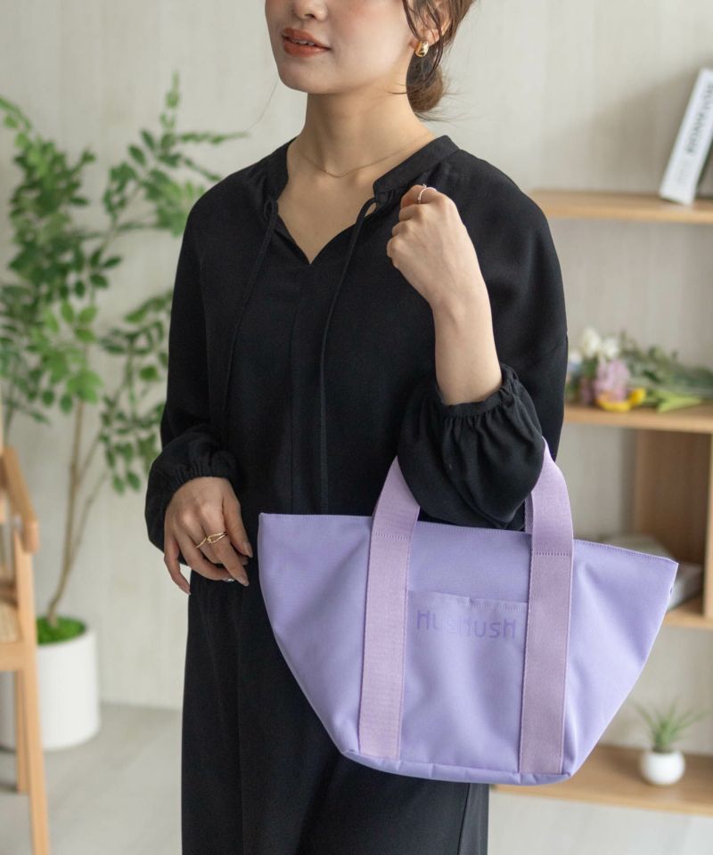 HusHusH  ロゴ入り手提げトートバッグ商品画像-14
