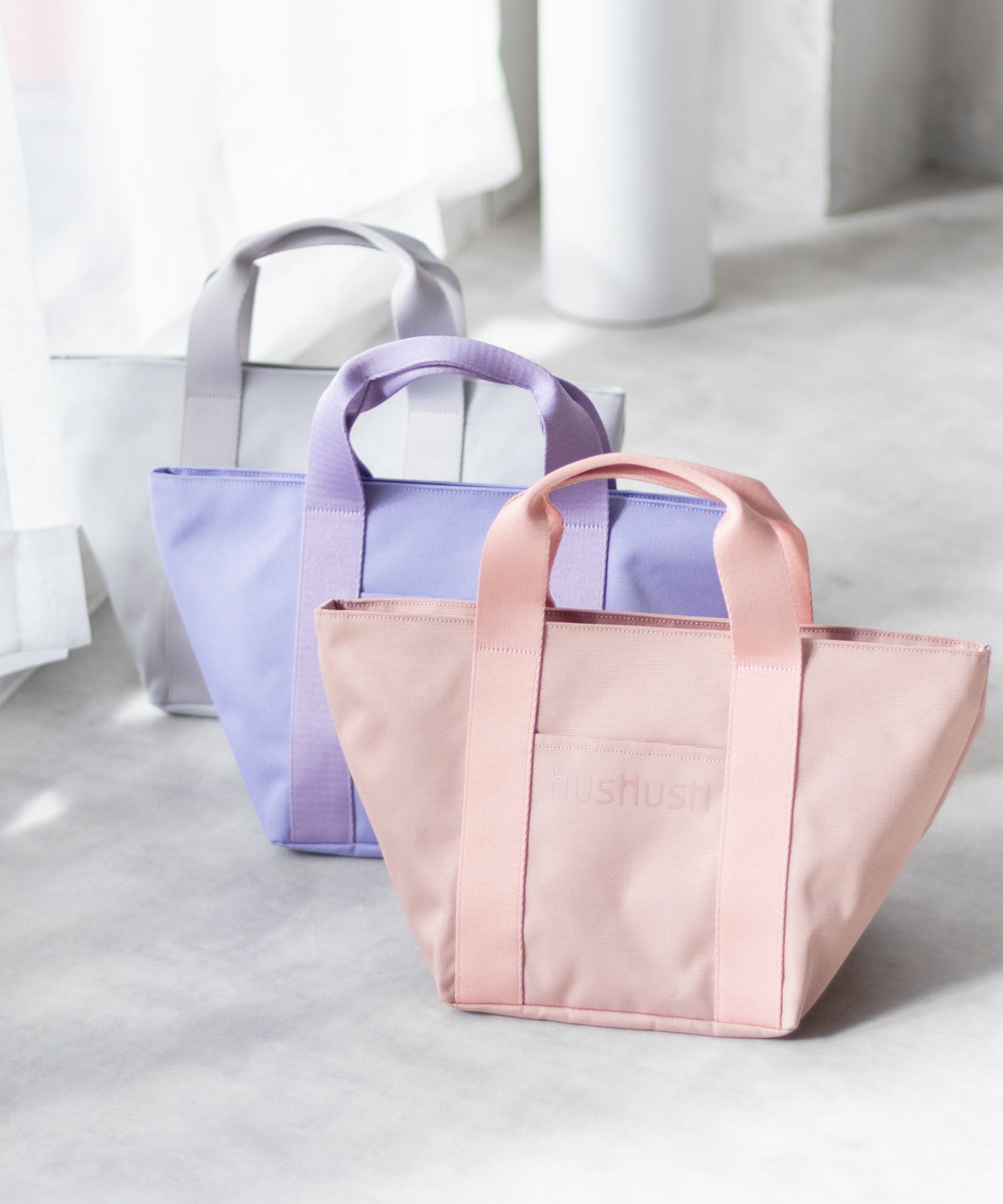 HusHusH ロゴ入り手提げトートバッグ商品画像-17