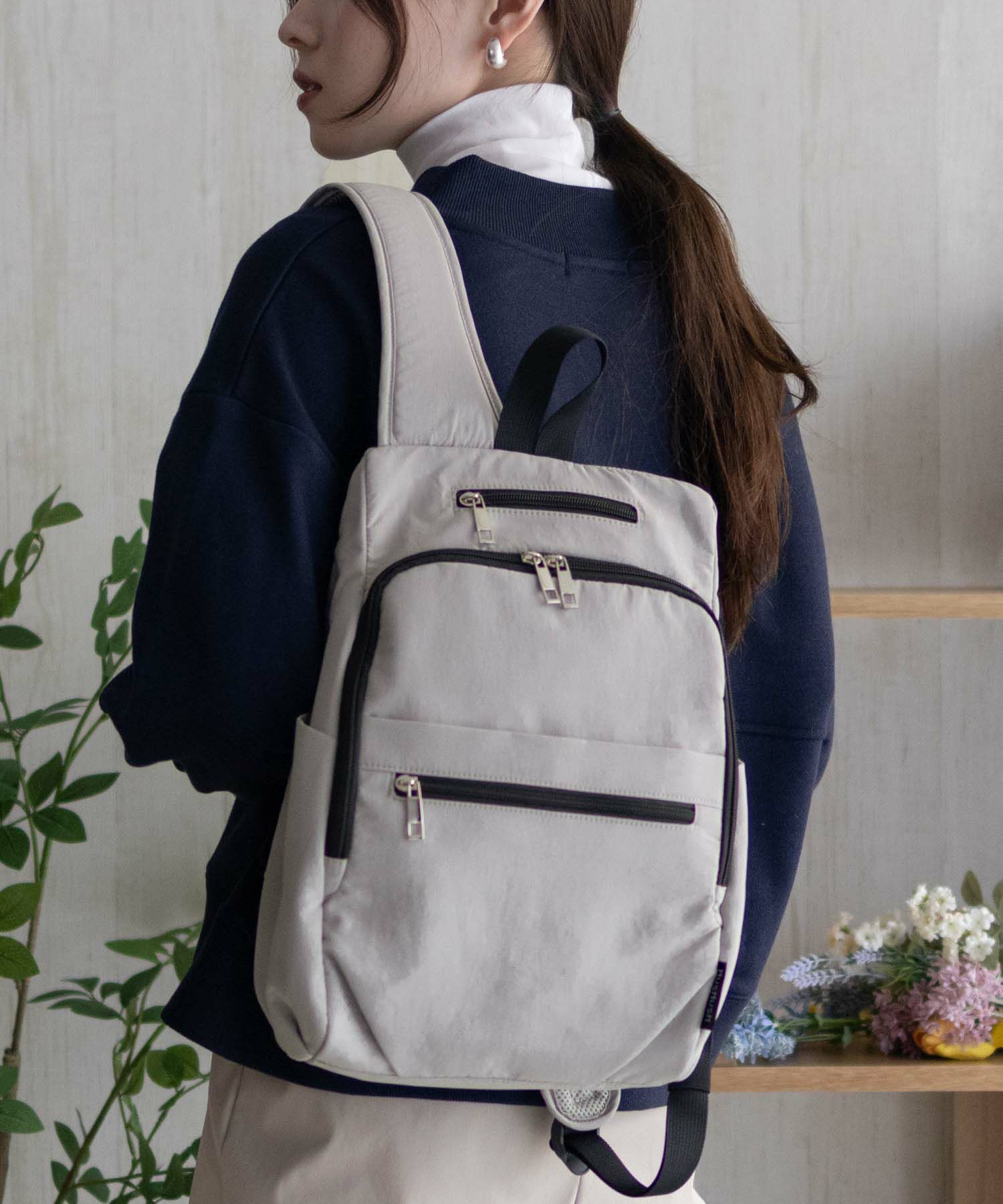 HusHusH  人間工学ナイロンリュックサック商品サムネイル-4