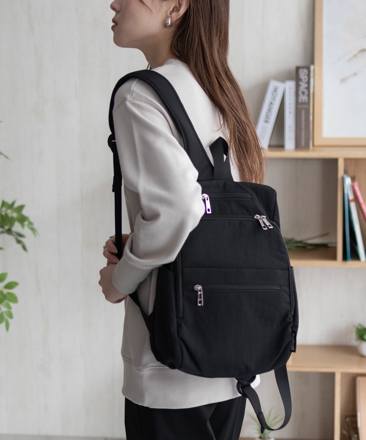 HusHusH  人間工学ナイロンリュックサック商品サムネイル-9