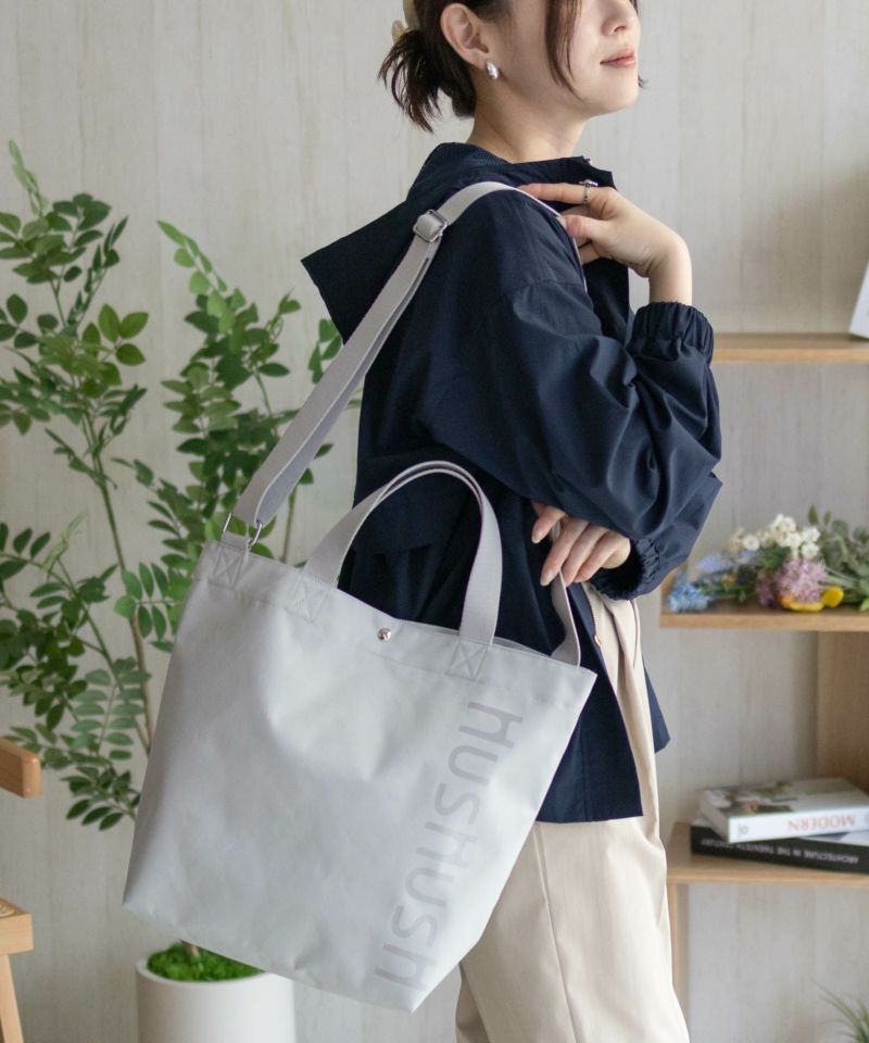 HusHusH  ロゴ入りトートバッグ商品画像-2