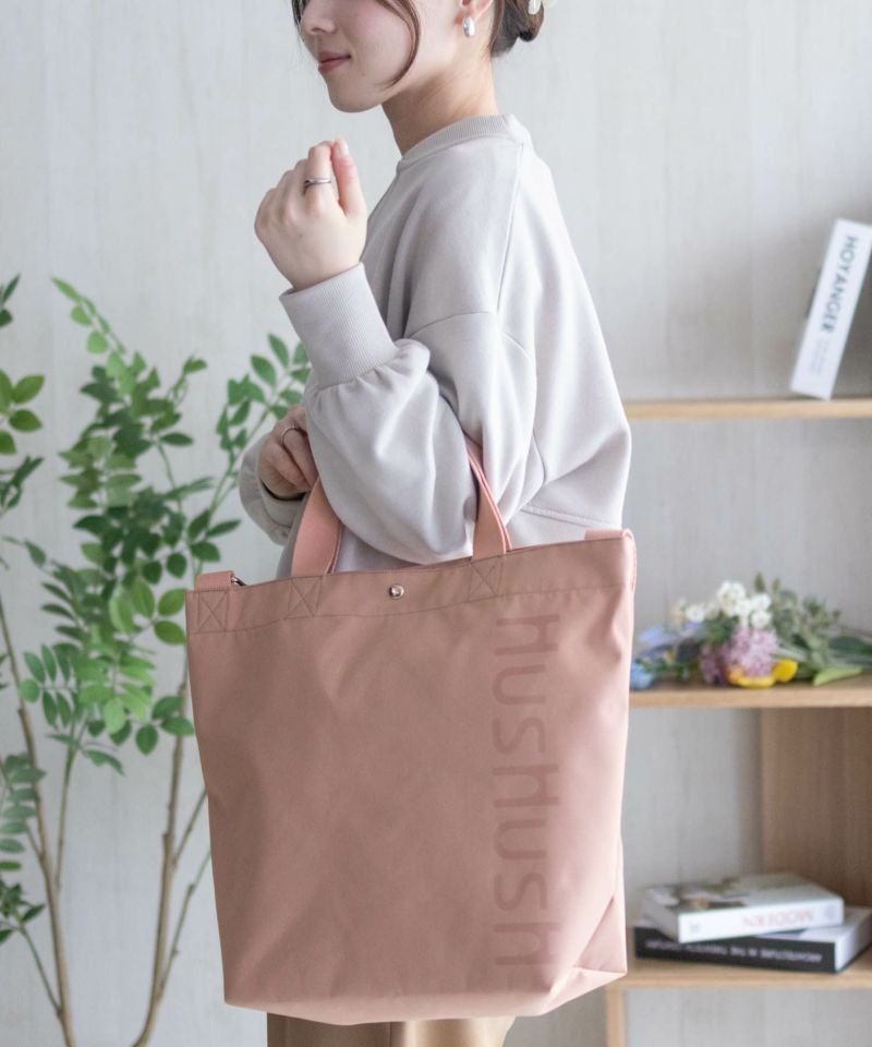 HusHusH  ロゴ入りトートバッグ商品画像-3