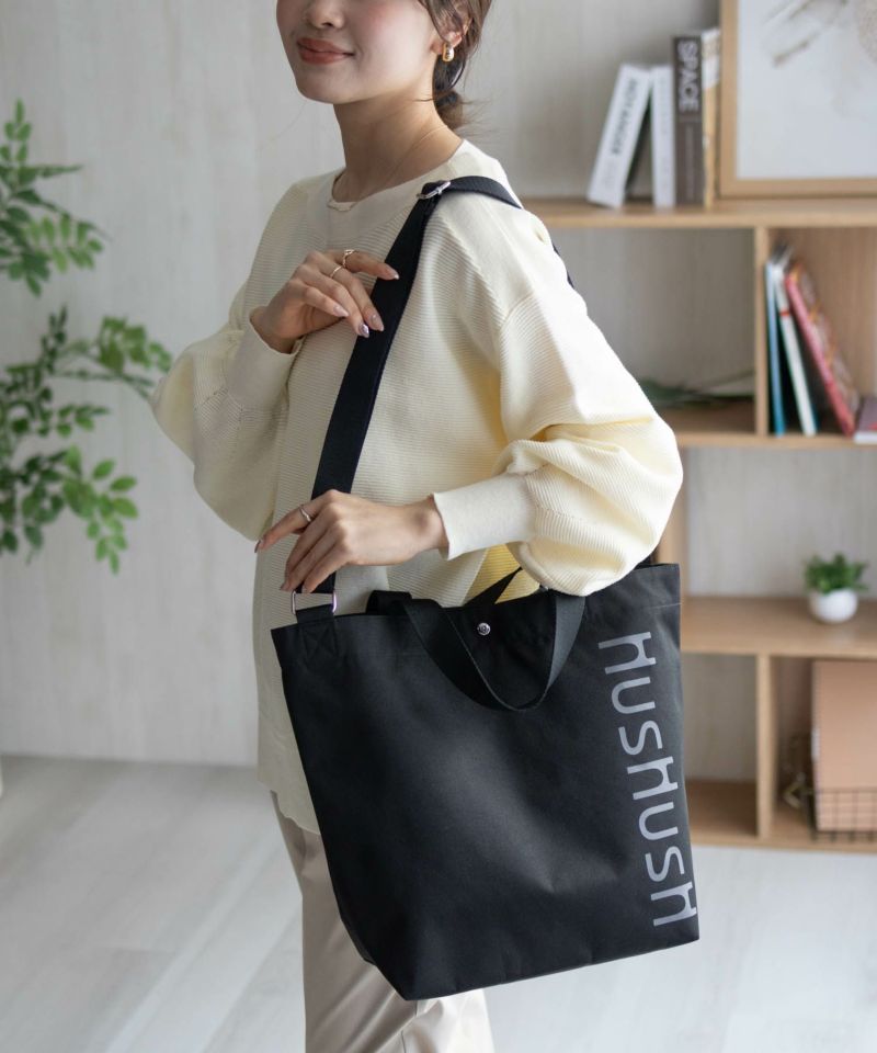 HusHusH  ロゴ入りトートバッグ商品画像-8