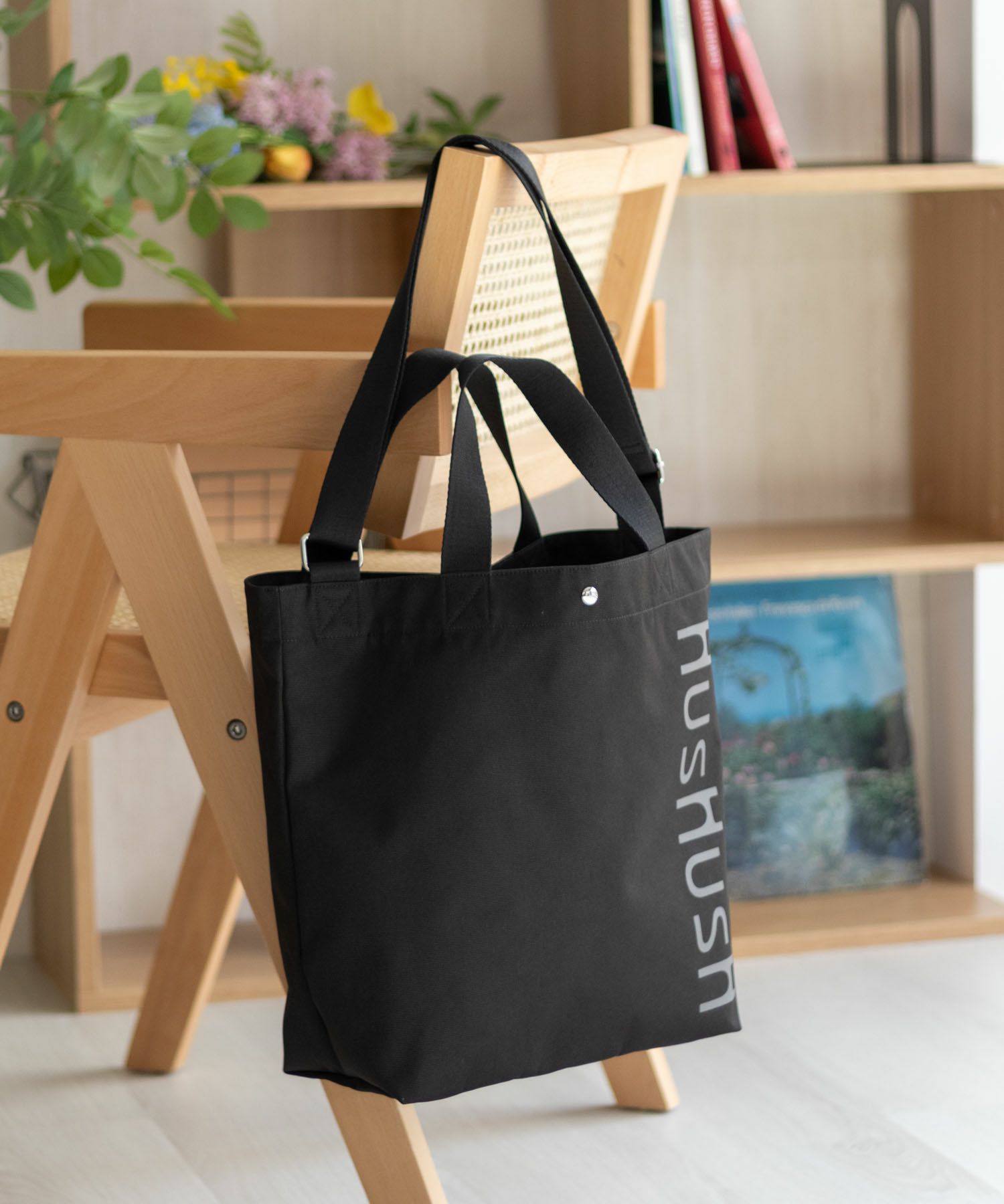 HusHusH ロゴ入りトートバッグ商品画像-28