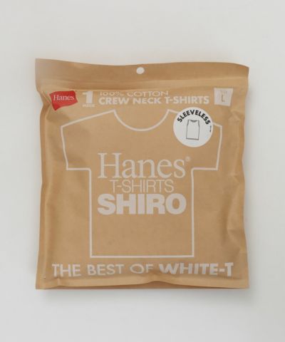 Hanes  SHIRO スリーブレスTシャツ メンズ ネコポス 対応商品