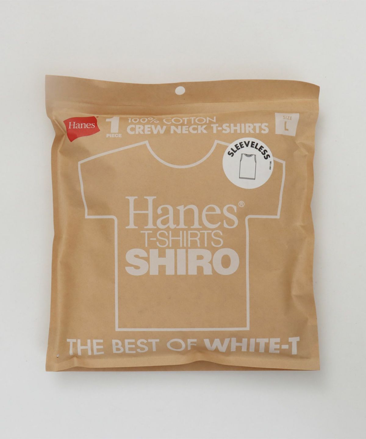 Hanes SHIRO スリーブレスTシャツ メンズ ネコポス 対応商品
