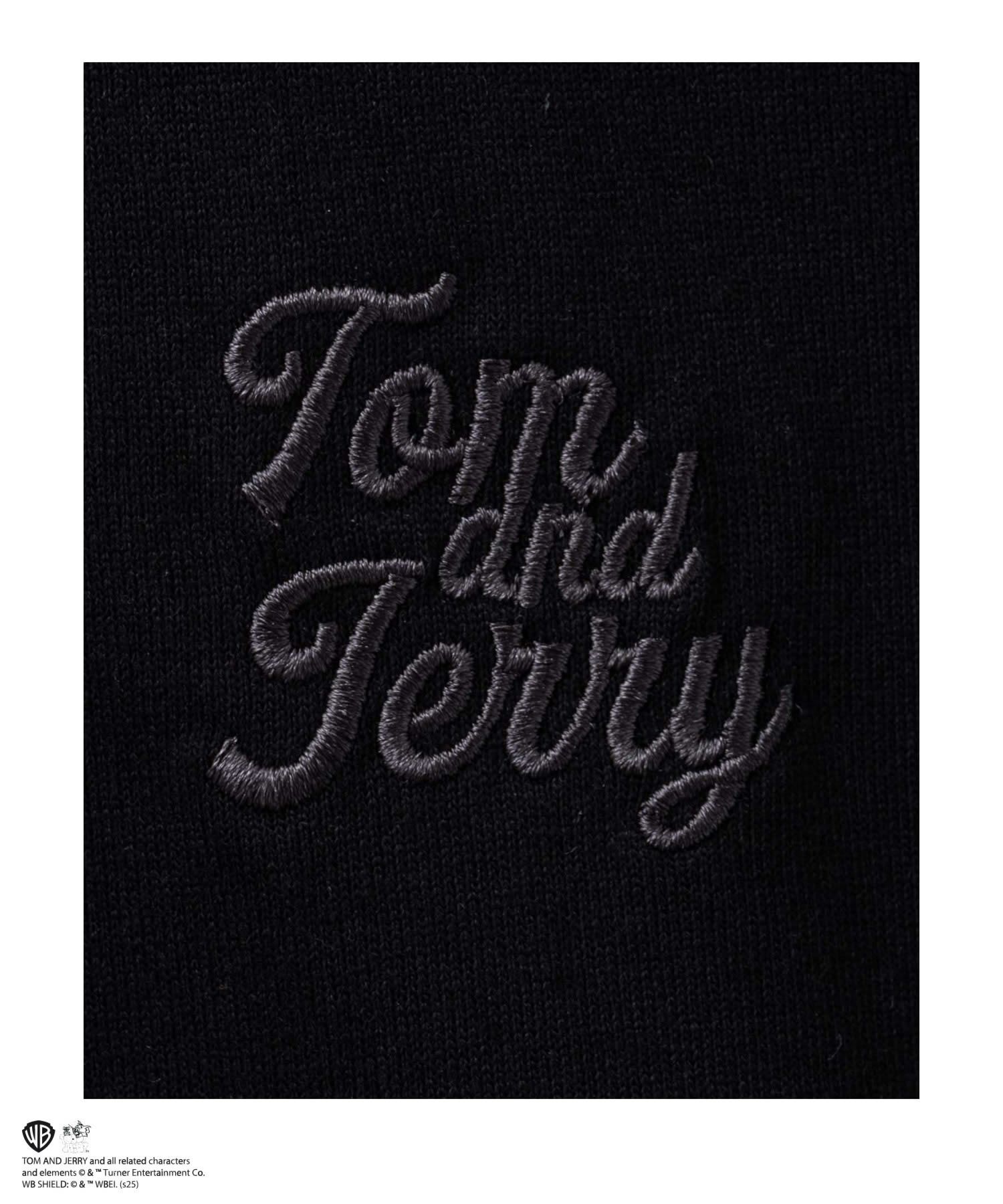 Tom and Jerry 合皮ワッペン半袖Tシャツ メンズ メール便 対応商品商品サムネイル-7