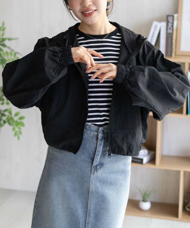 nAvy  フードブルゾン レディース商品画像-5