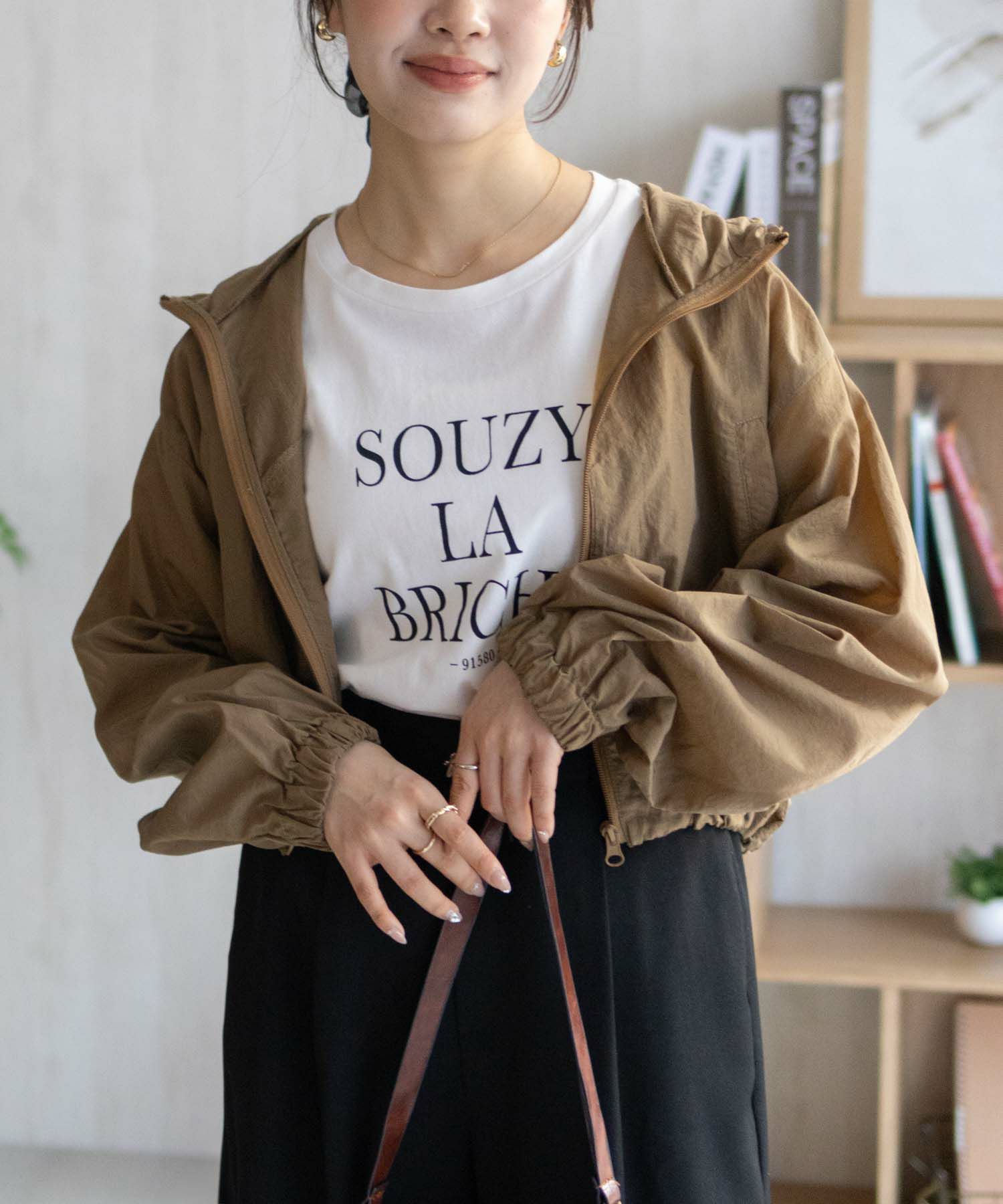 [最終さらに50%OFF]nAvy  フードブルゾン レディース商品画像-12