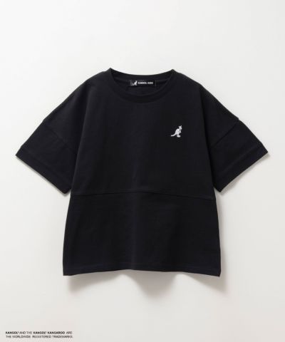 KANGOL  ビッグロゴ半袖Tシャツ キッズ ネコポス 対応商品