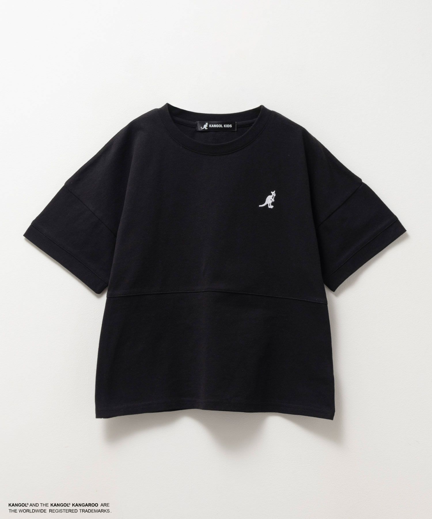 KANGOL  ビッグロゴ半袖Tシャツ キッズ メール便 対応商品商品サムネイル-1