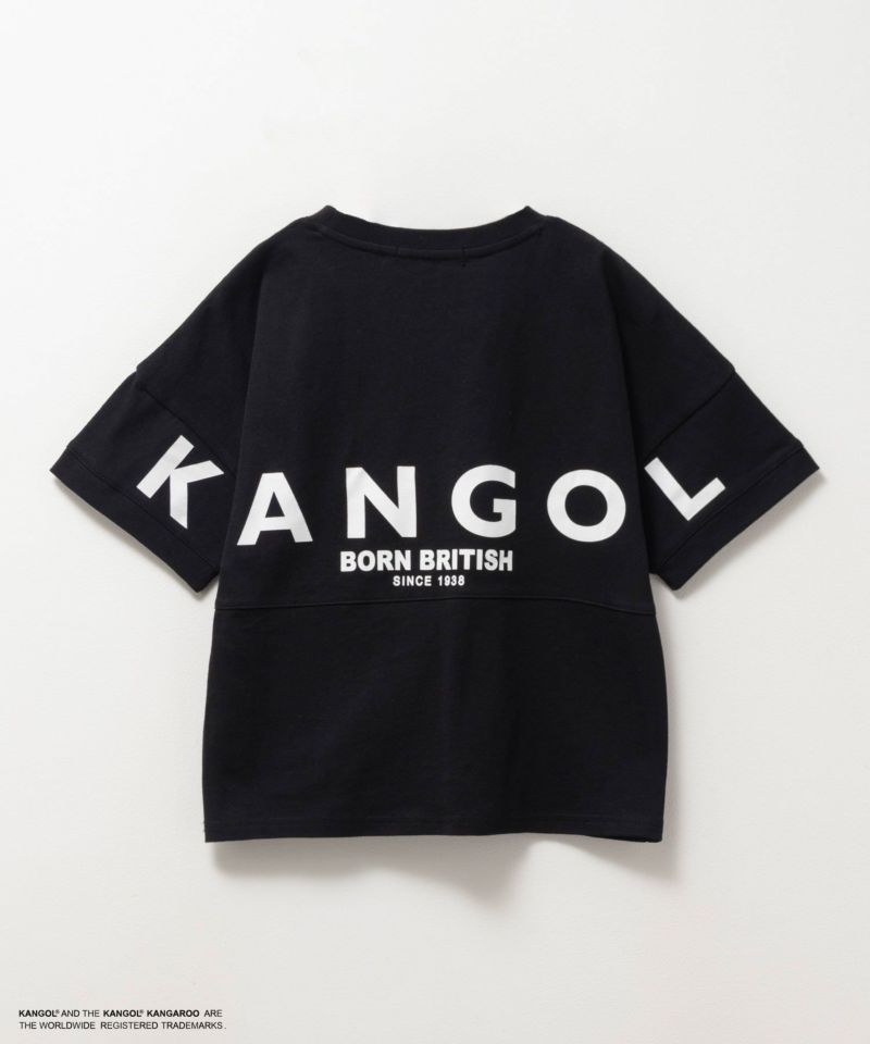 KANGOL  ビッグロゴ半袖Tシャツ キッズ メール便 対応商品商品画像-2