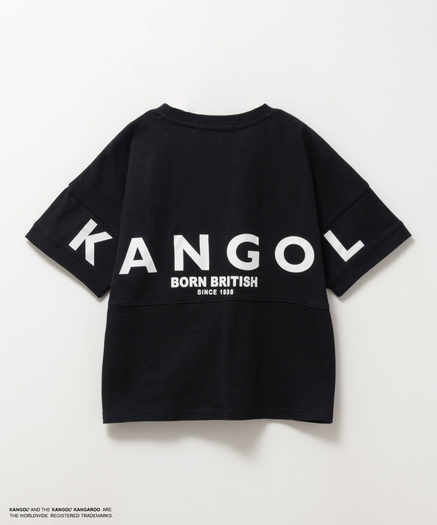 KANGOL  ビッグロゴ半袖Tシャツ キッズ メール便 対応商品商品サムネイル-2