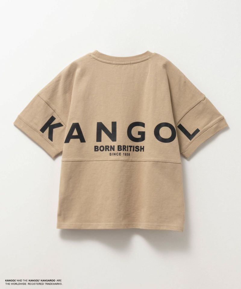 KANGOL  ビッグロゴ半袖Tシャツ キッズ メール便 対応商品商品画像-4