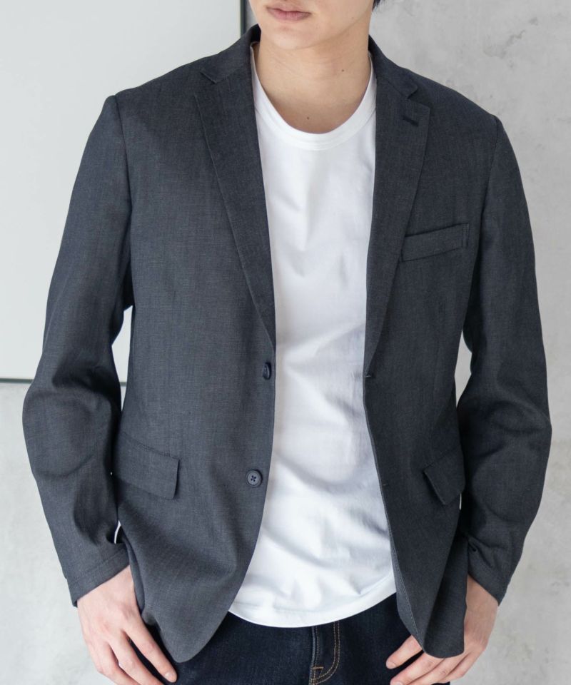 NAVY  デニムライクジャケット メンズ商品画像-1