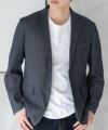 NAVY デニムライクジャケット メンズ