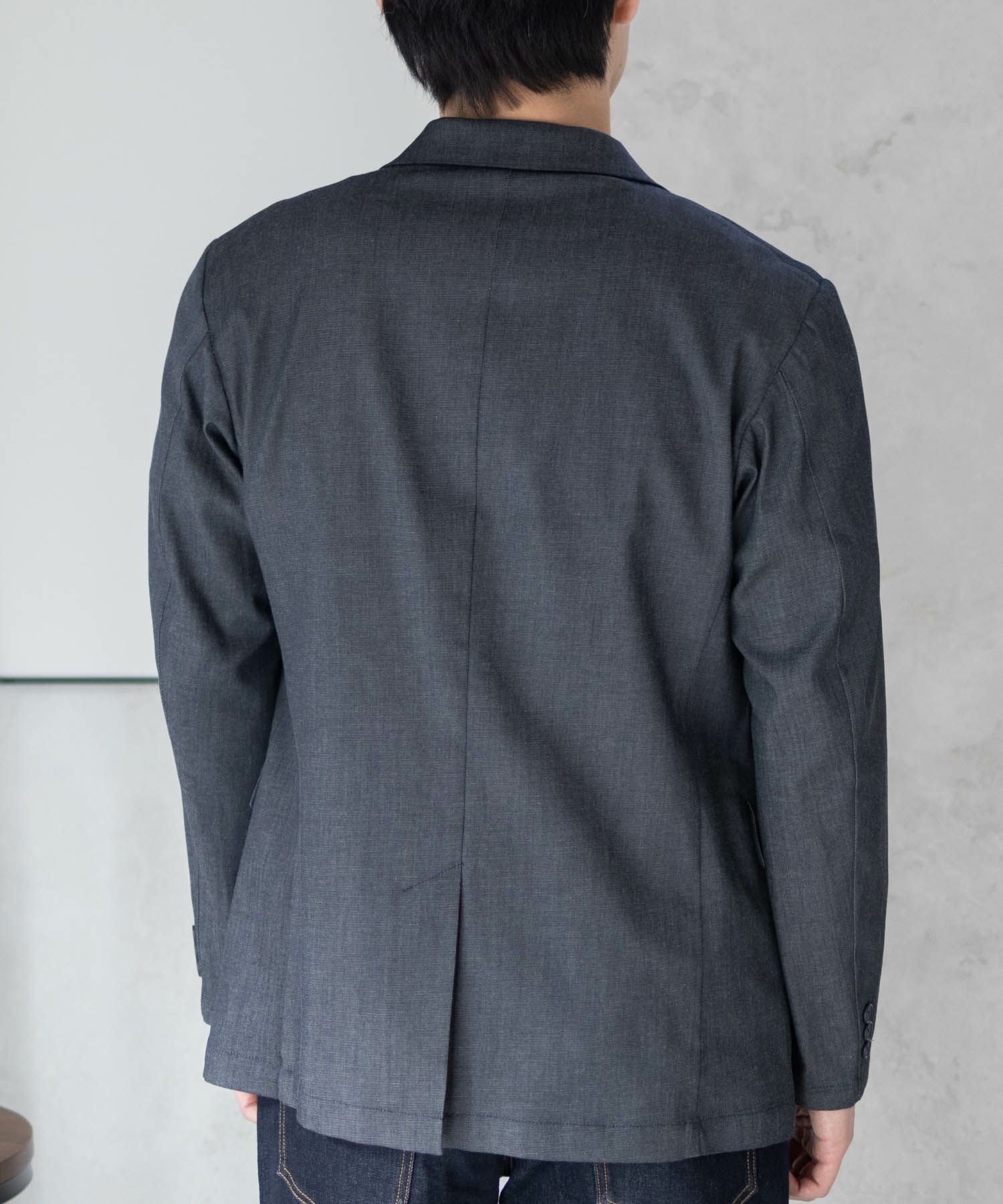 NAVY  デニムライクジャケット メンズ商品画像-9