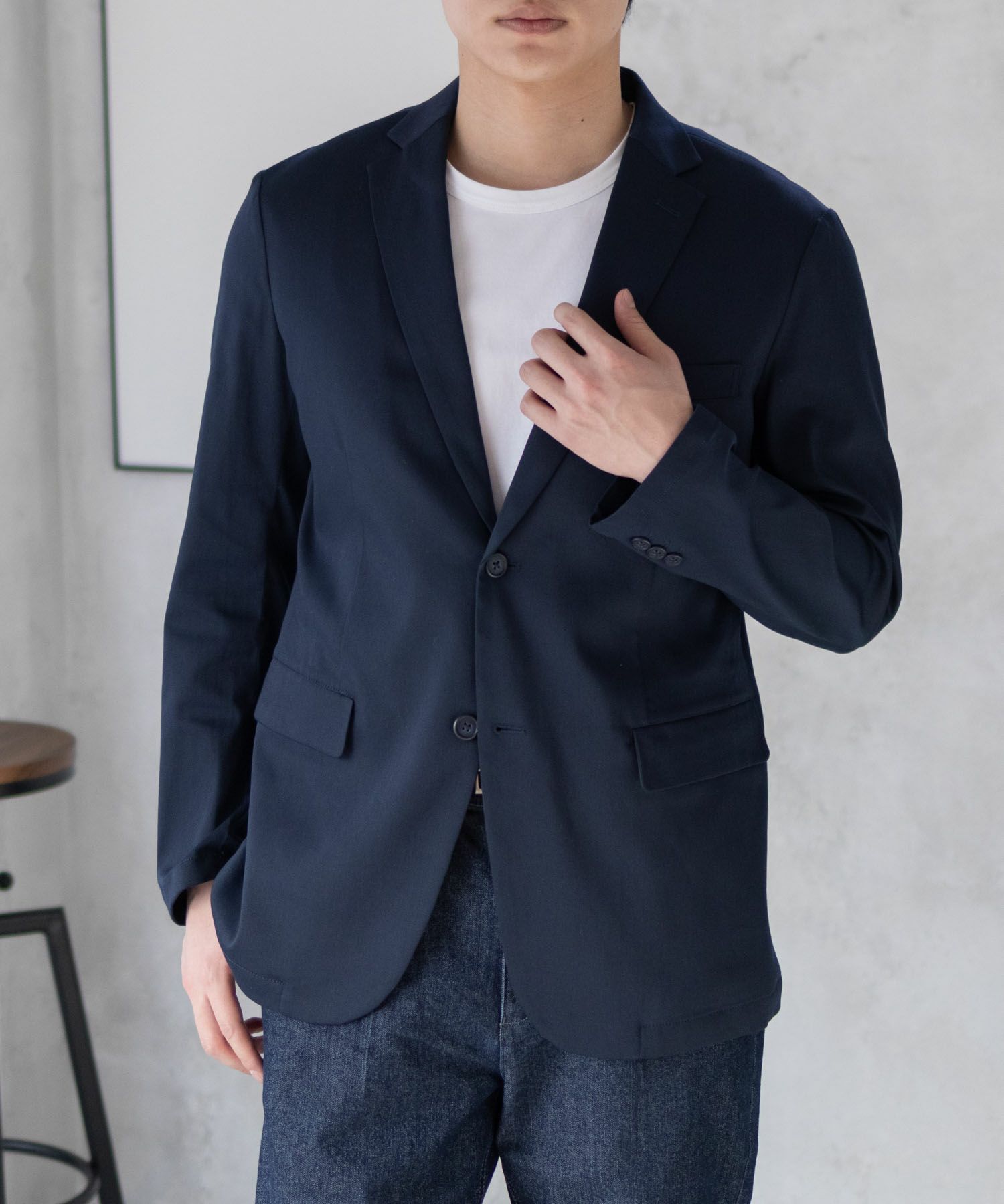 NAVY  デニムライクジャケット メンズ商品サムネイル-15