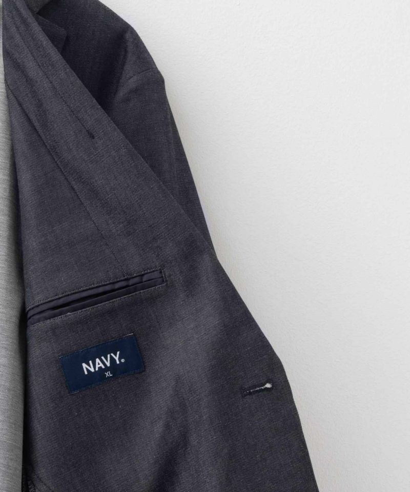 NAVY デニムライクジャケット メンズ
