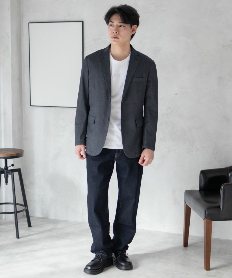 NAVY  デニムライクジャケット メンズ商品画像-26