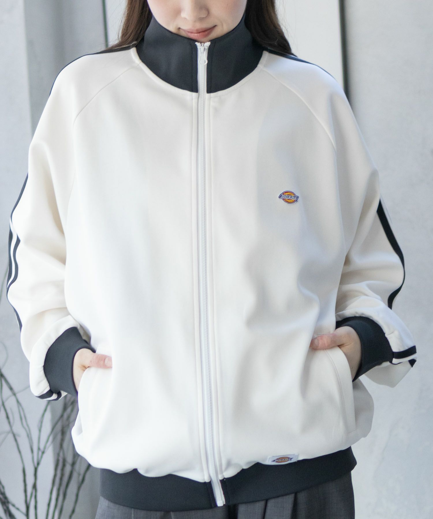 Dickies  ポンチ素材 トラックジャケット メンズ商品画像-18