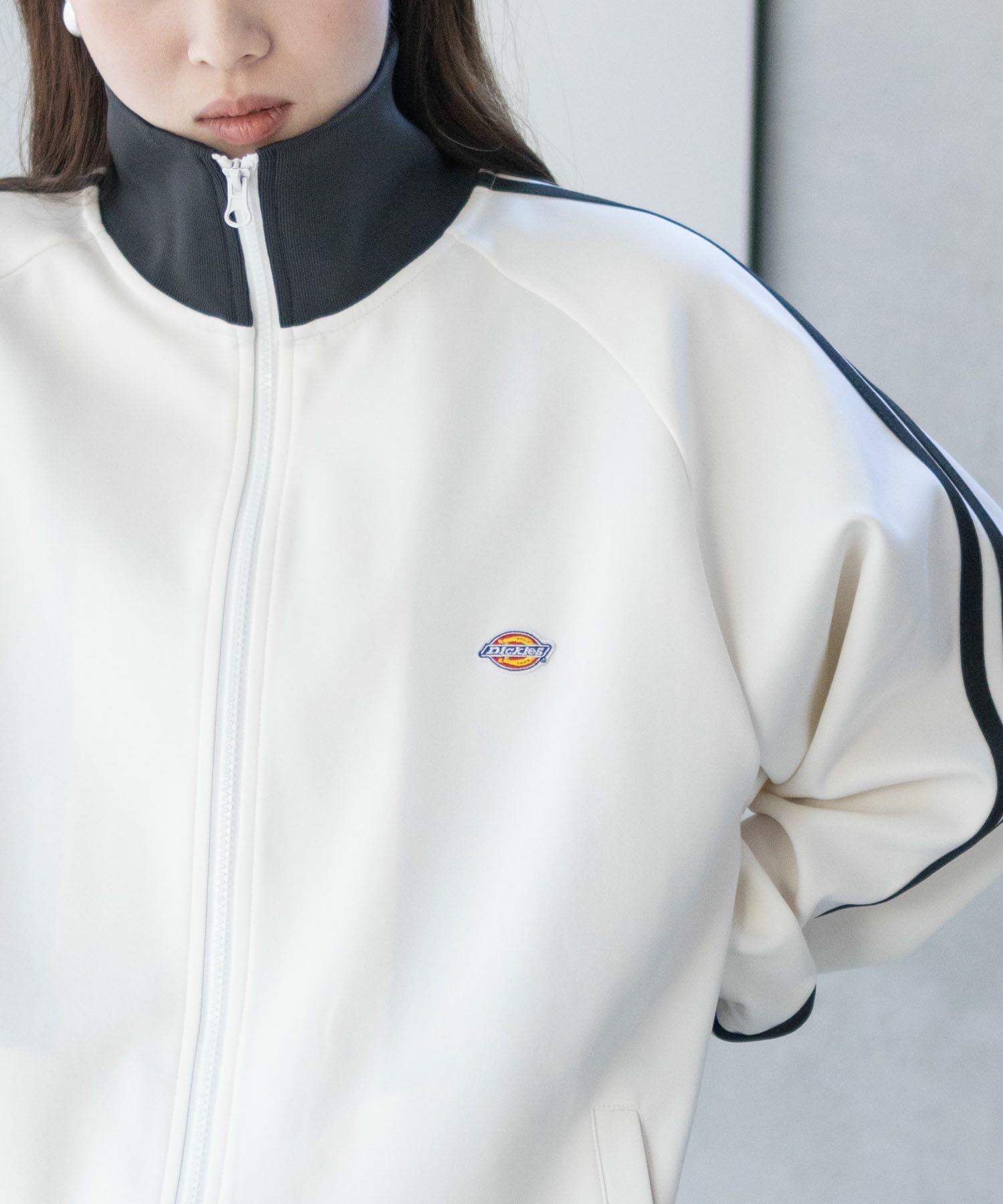 Dickies ポンチ素材 トラックジャケット メンズ