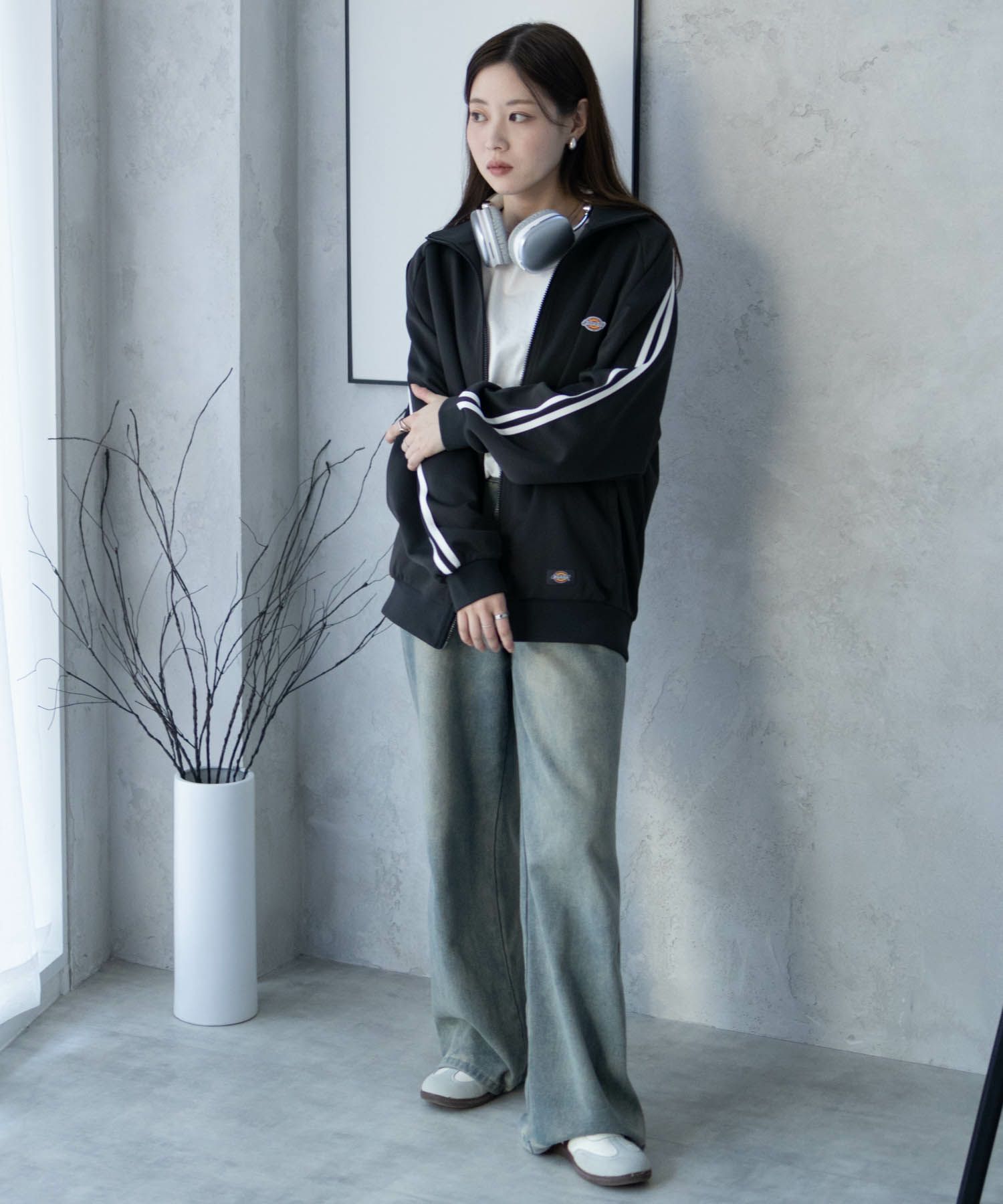 Dickies  ポンチ素材 トラックジャケット メンズ商品画像-23