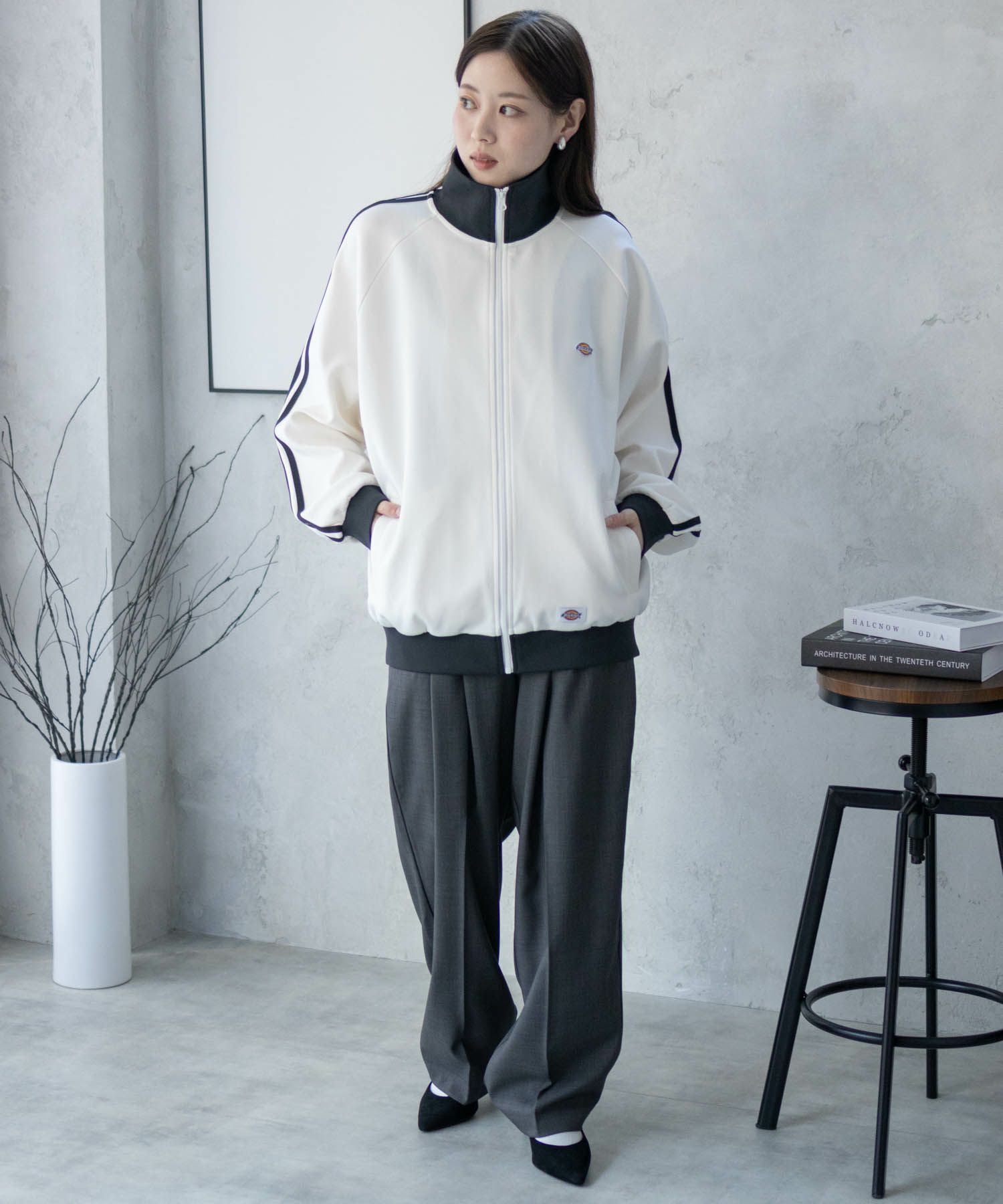 Dickies  ポンチ素材 トラックジャケット メンズ商品画像-24