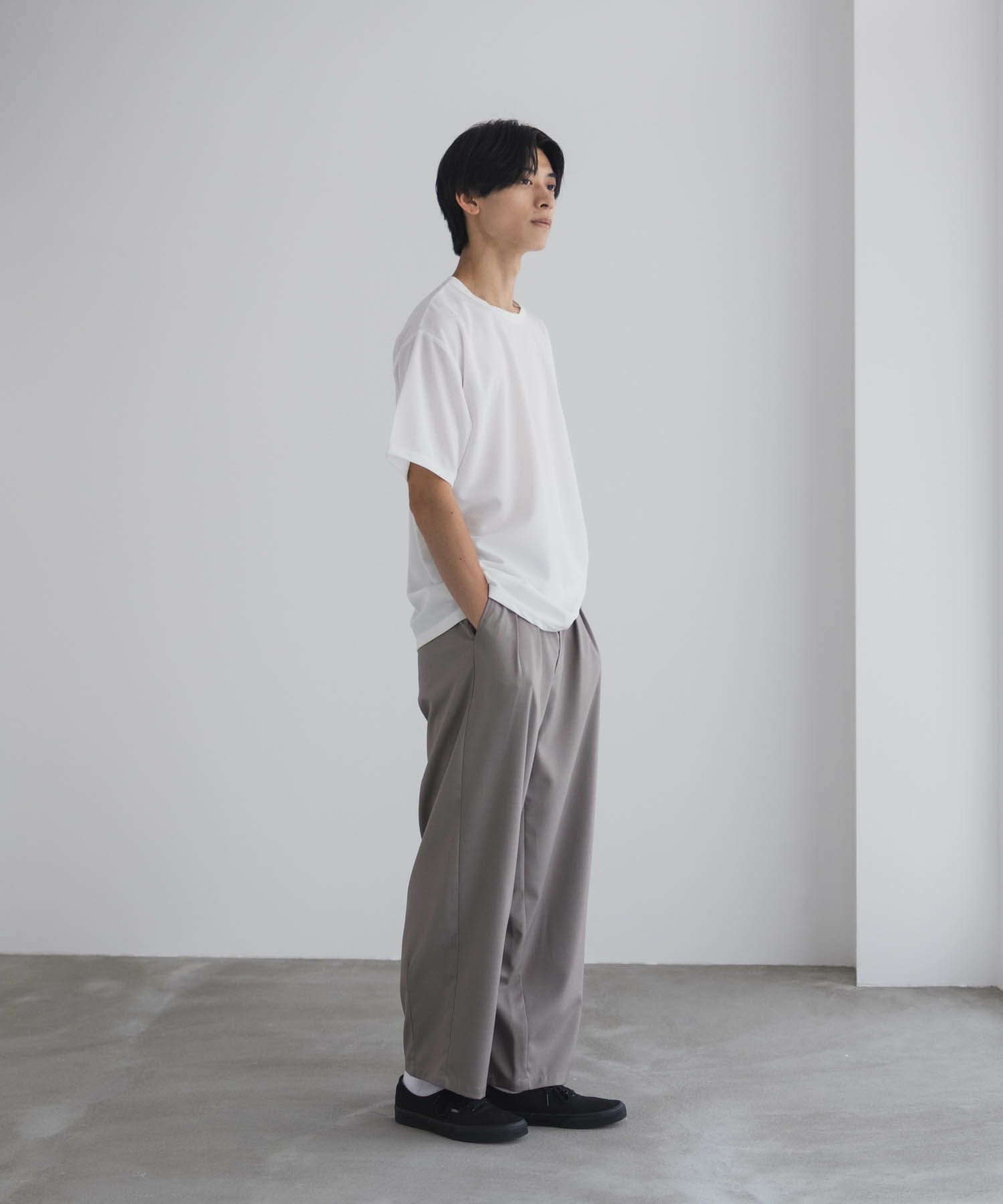 NAVY  ジョーゼットクルーTシャツ メンズ商品画像-11