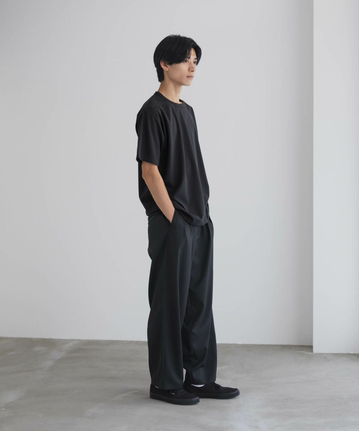 NAVY ジョーゼットクルーTシャツ メンズ