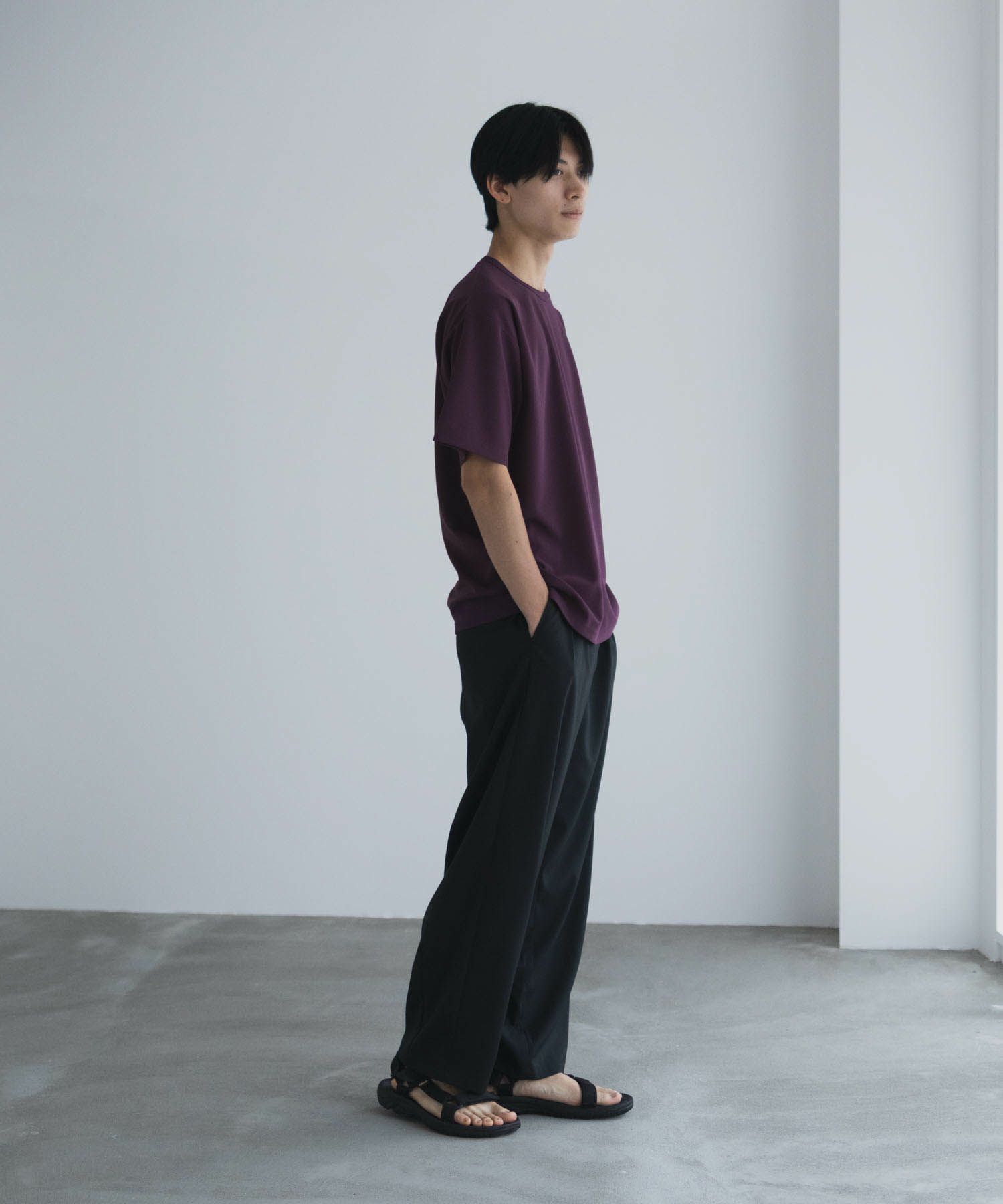 NAVY  ジョーゼットクルーTシャツ メンズ商品画像-21