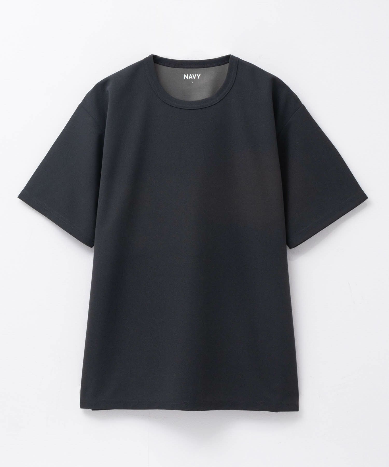 NAVY ジョーゼットクルーTシャツ メンズ