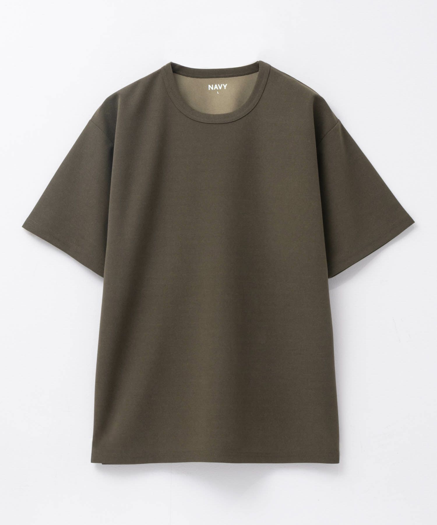 NAVY ジョーゼットクルーTシャツ メンズ