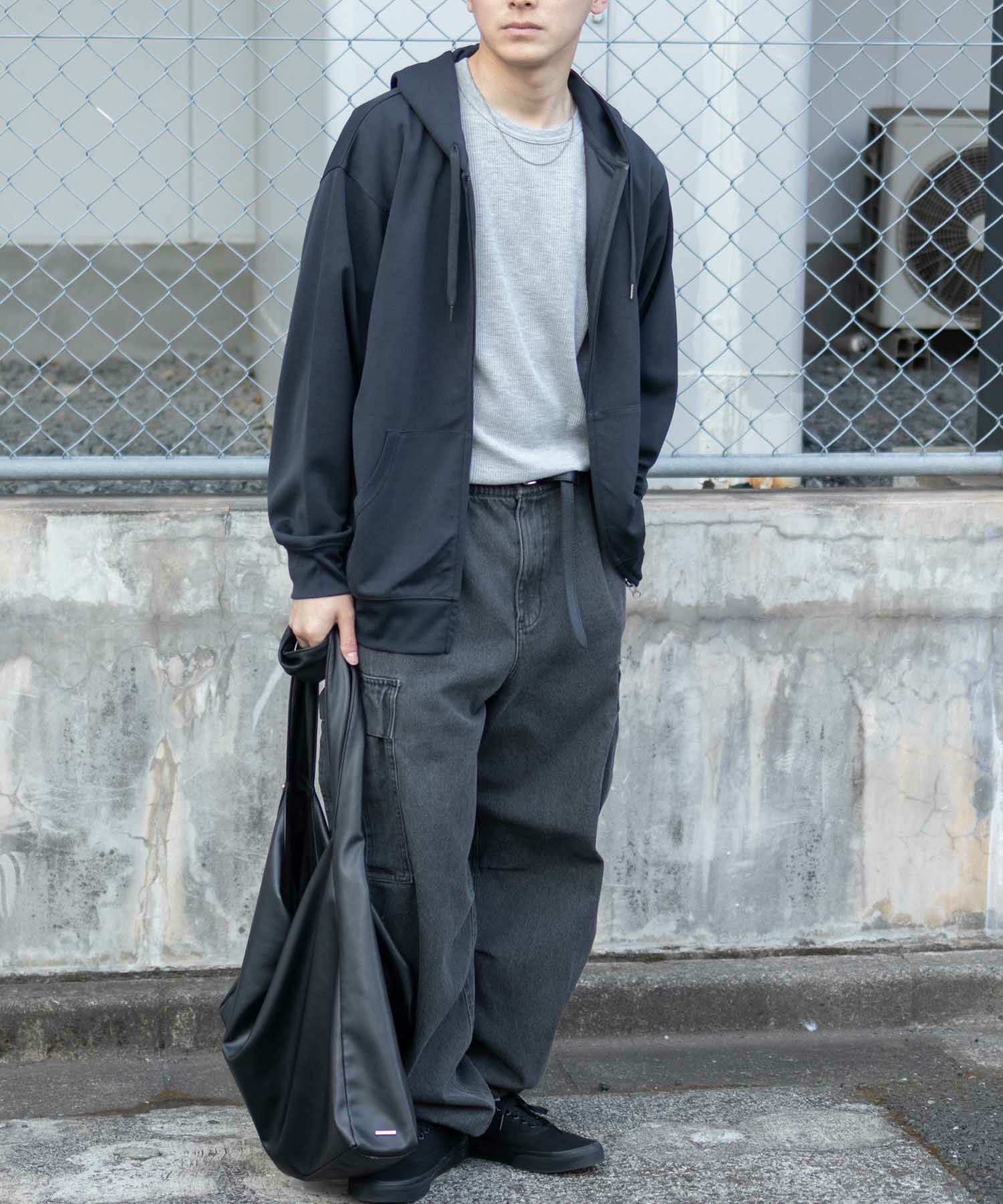 NAVY  ワッフルクルーTシャツ メンズ商品画像-13