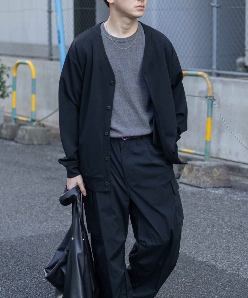 NAVY  ワッフルクルーTシャツ メンズ商品画像-21