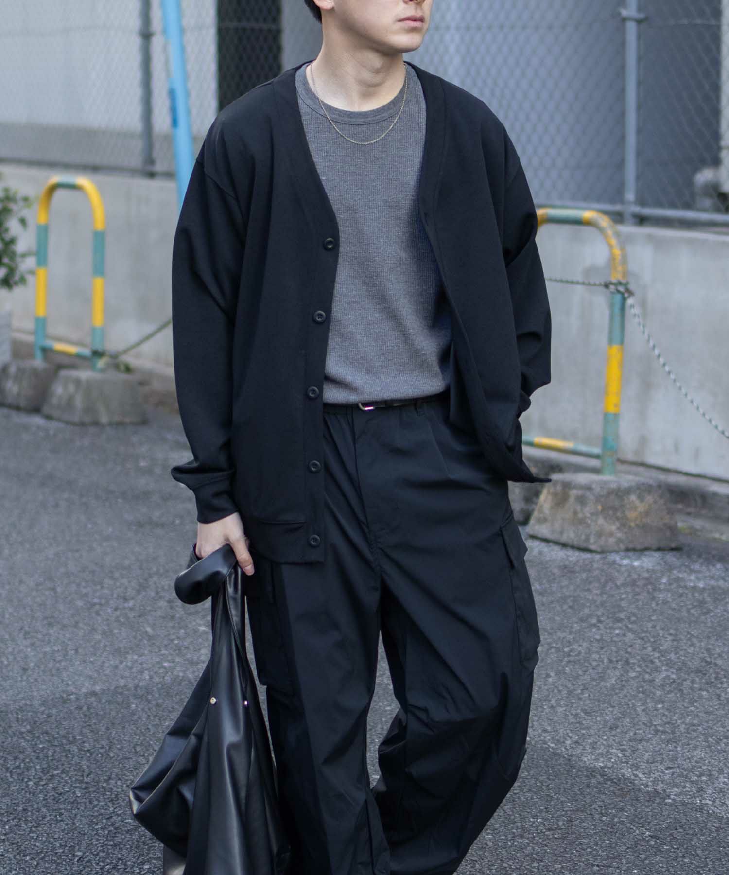 NAVY ワッフルクルーTシャツ メンズ商品画像-21