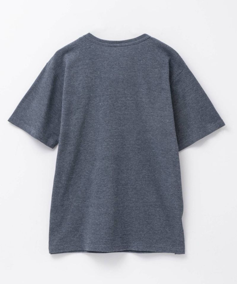NAVY  ワッフルクルーTシャツ メンズ商品画像-32