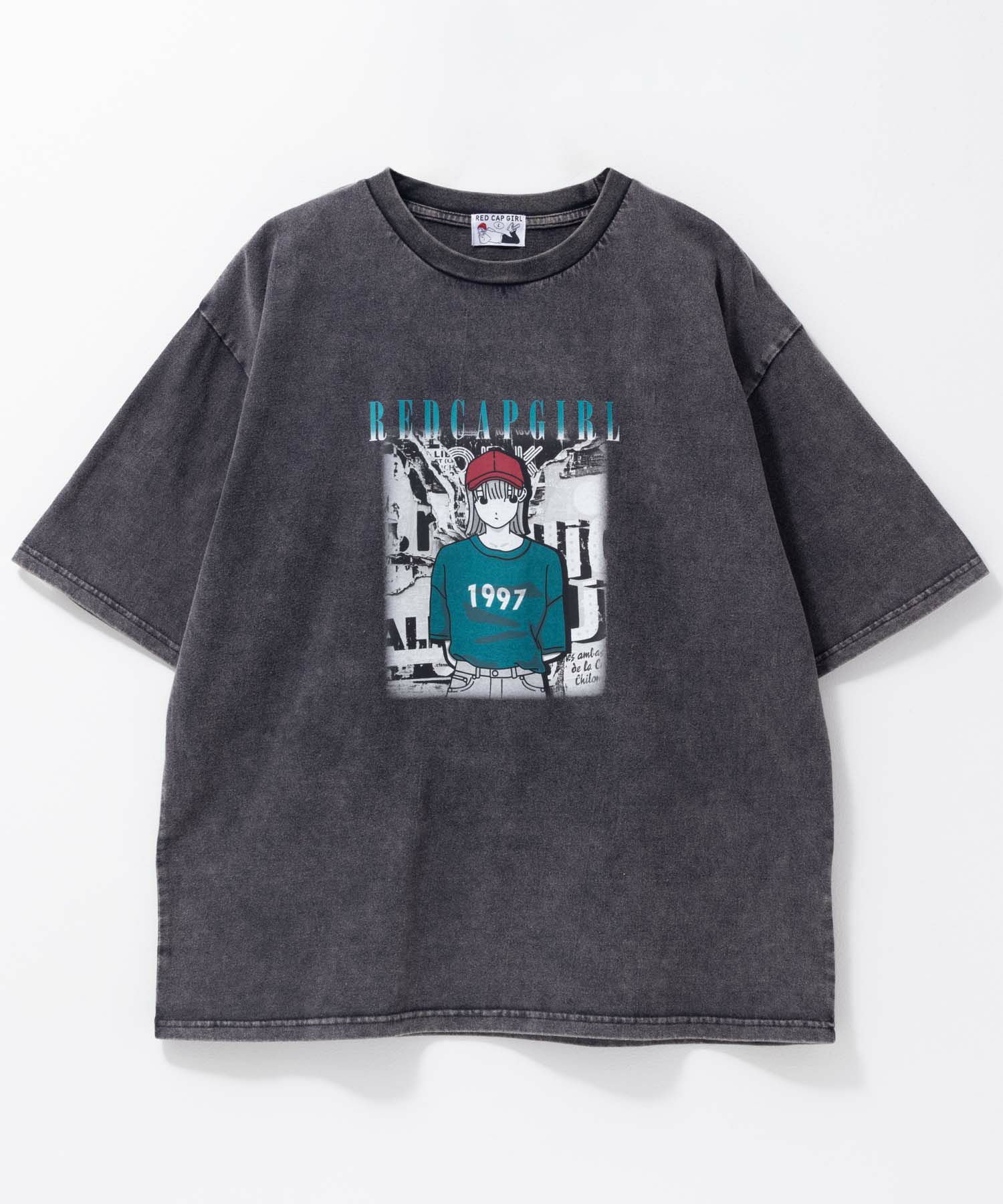 RED CAP GIRL  天竺バックプリントTシャツ メンズ メール便 対応商品商品画像-2